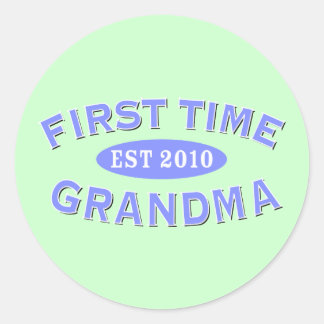 Eerste grootmoeder 2010 ronde sticker