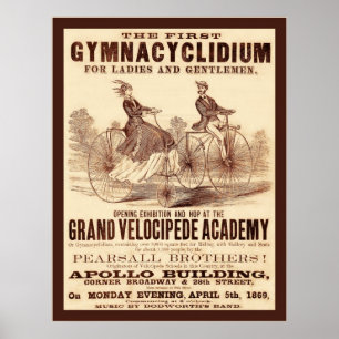 Eerste gymnacyclidium (1869) poster