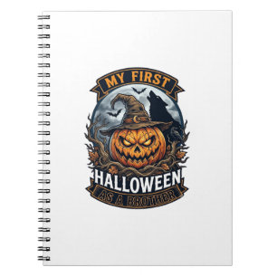Eerste Halloween Als Broeder Pompoen Wolf Maan_1 Notitieboek