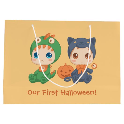 Eerste Halloween Baby Groot Cadeauzakje (Achterkant)