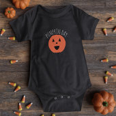 Eerste Halloween Pompoendag Mooie Jack O Lantern Romper