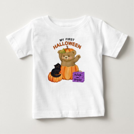 Eerste Halloween teddy (Voorkant)