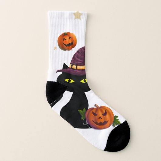 Eerste Halloween Tube Socks van Casper Sokken (Links binnenkant)