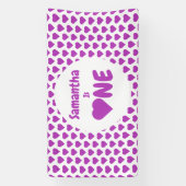 Eerste hartdag van het hart spandoek (Verticaal)