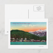 Eerste haven van binnenkomst in het Uitzicht van A Briefkaart (Voorkant / Achterkant)