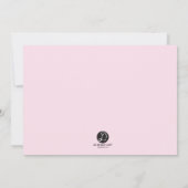 Eerste Heilige Commune roze wit goud Kaart (Achterkant)