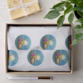 Eerste Heilige Communiakalice en Gastheer Tissuepapier (Geschenk)