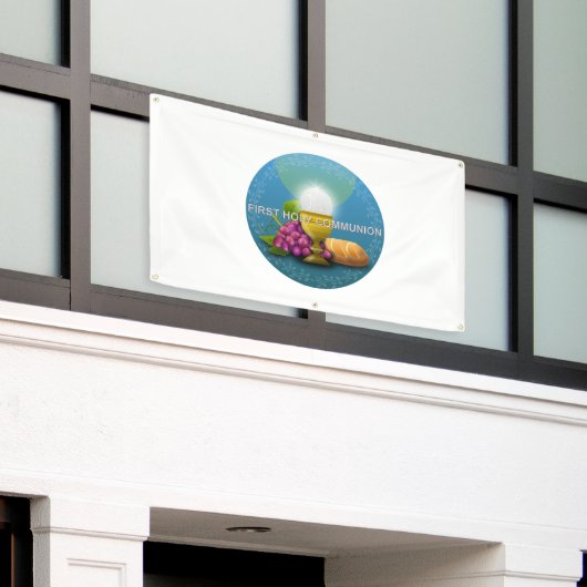 Eerste Heilige Communie - 1 Spandoek (Buitenkant Gebouw)