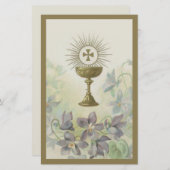Eerste Heilige Communie Chalice Eucharistisch kath (Voorkant / Achterkant)