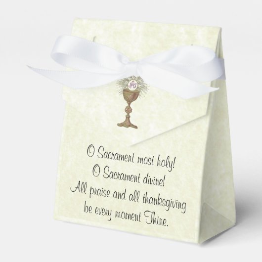 Eerste Heilige Communie Engel Religieus Bedankdoosjes (Voorkant Zijde)