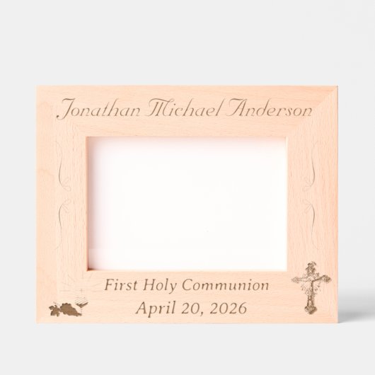 Eerste Heilige Communie Gegraveerde Lijstjes (Voorkant)