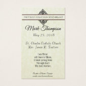 EERSTE HEILIGE COMMUNIE HERDENKING HEILIGE KAART (Achterkant)