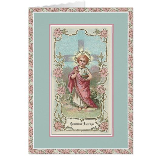 Eerste Heilige Communie Jezus gebed (Voorkant)