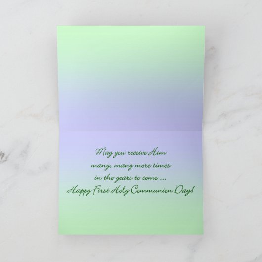 Eerste Heilige Communie Kaart (Binnen)