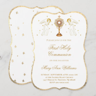 Eerste Heilige Communie katholieke engelen Euchari Kaart