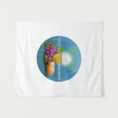 Eerste Heilige Communie Kelk en Hostie Wandkleed (Voorkant (horizontaal))