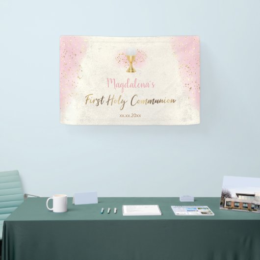 Eerste Heilige Communie kelk ontwerp Spandoek (Beurs)