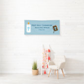 Eerste Heilige Communie * kies achtergrondkleur Spandoek (Insitu)