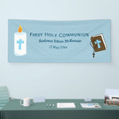 Eerste Heilige Communie * kies achtergrondkleur Spandoek (Beurs)