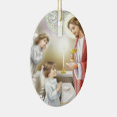 Eerste Heilige Communie meisje Keramisch Ornament (Rechts)