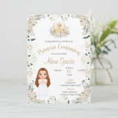 Eerste Heilige Communie Uitnodiging (Staand voorkant)