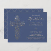 Eerste Heilige Communie Uitnodiging, Communie Uitn Kaart (Voorkant / Achterkant)