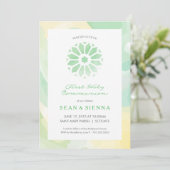 Eerste Heilige Communie uitnodiging, meisje en/of  Kaart (Staand voorkant)