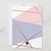 Eerste Heilige Communie Uitnodiging Meisje, Roos G (Achterkant)