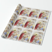 Eerste heilige communie voor het verpakken van jon cadeaupapier (Uitgerold)