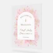 Eerste Heilige Communie welkom Acryl Bord (Hoek)