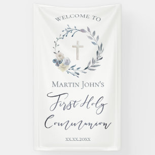 Eerste Heilige Communie welkom Spandoek