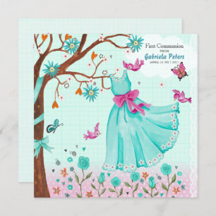 Eerste Heilige Communistische Dress   Uitnodigings Kaart