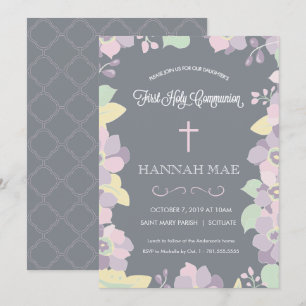 Eerste Heilige Communistische Uitnodigingskaart me Kaart