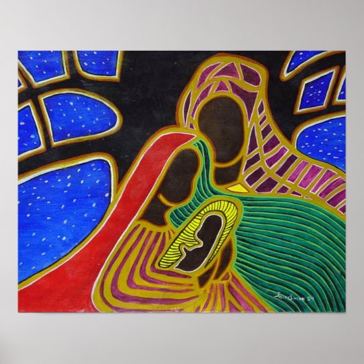 Eerste Heilige Familiefdruk Poster (Voorkant)