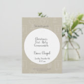 Eerste Heilige Uitnodiging (Staand voorkant)