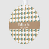 Eerste Herfst Geometrische ontwerppatroon Ornament (voorkant)