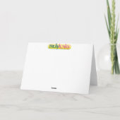 Eerste hobbels vooruit! kaart (Achterkant)