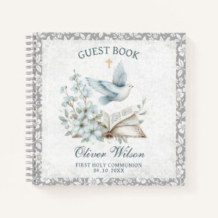 Eerste Holly Communie Boek en Dove Gastboek