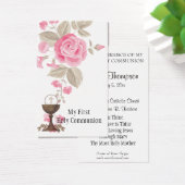 EERSTE HOLY COMMUNION EUCHARIST PRAYER HOLY KAART (Bureau)