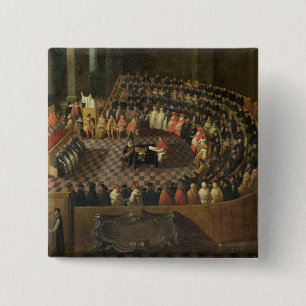 Eerste hoofdstuk van de 25e Raad van Trent, Ve Vierkante Button 5,1 Cm