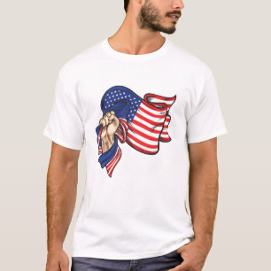 Eerste houder van de nationale vlag van de VS T-sh T-shirt