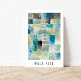 Eerste huis in een nederzetting (1926) Paul Klee Poster