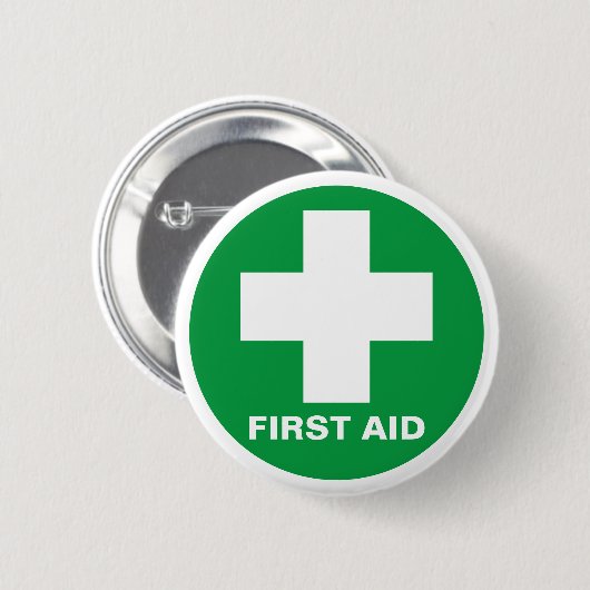 Eerste hulp - Ambulance, Help, dokter Ronde Button 5,7 Cm (Voorkant /achterkant)