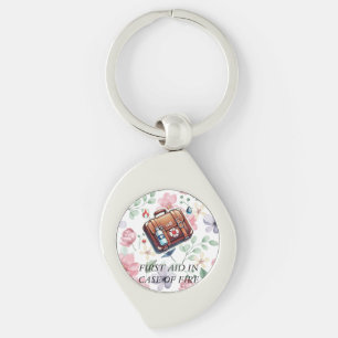 EERSTE HULP BIJ HOESJE VAN VUUR SLEUTELHANGER