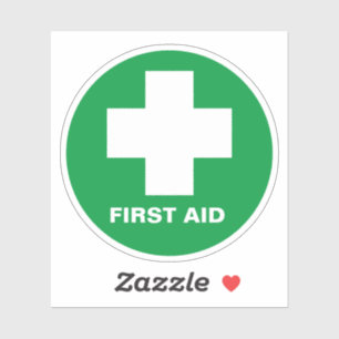 Eerste hulp en noodsticker /Green Sticker