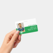 Eerste hulp symbool, foto medische ID badge (Handheld)