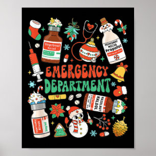 Eerste hulp verpleegkundige Ed Nurs Poster