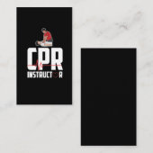 Eerste-hulpverleningsservice gecertificeerd CPR-in Visitekaartje (Voorkant / Achterkant)