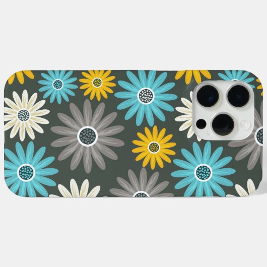 Eerste impressie Floral Pattern Case-Mate iPhone Case (Achterkant (horizontaal))