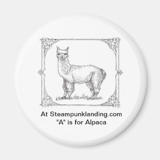 Eerste in de "DIEREN van Steampunk Landing" Set Magneet